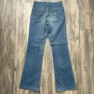 Vintage 70s Levi's Orange Tab 746 0917 Denim Jeans Size 28X32 Talon Zip